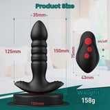 7 Thrusting & Vibrating Modes App Control Anal Plug Vibrator Prostate Massager