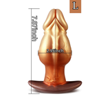 Silicone Anal Dilator Stretcher with Curved Base Anal Plug Tapered Butt Plug Prostate Dildo Sex Toy