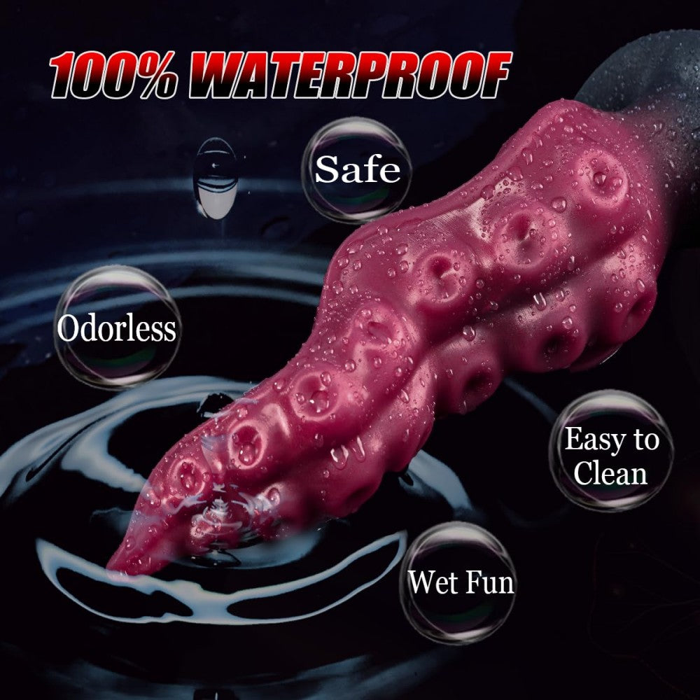 Silicone Butt Plug for Safe Penetration Adult Anal Sex Toy Monster Dildo Wearable Fantasy Toy Prostate Plug for Men Women Couple Gay