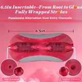 Squeezable Jelly Sleeve Manual Sucking Male Masturbator Realistic Textured Pocket Pussy Penis Vibrator Stroker