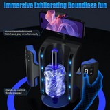 Sreen Holder Stroker Automatic Folding Handles Male Milk Machine Tight bj Machine Greg Simulator