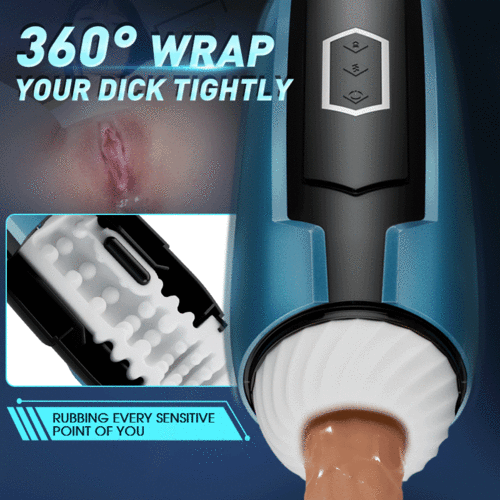 Starlight 5 Thrusting & Vibrating Oral Sex Male Masturbation Cup