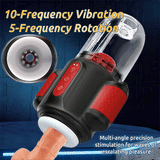 Storm Vortex 5-Frequency Water Spray 10-Frequency Vibration 5-Frequency Rotation Dual Glans Stimulation