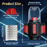 Storm Vortex 5-Frequency Water Spray 10-Frequency Vibration 5-Frequency Rotation Dual Glans Stimulation