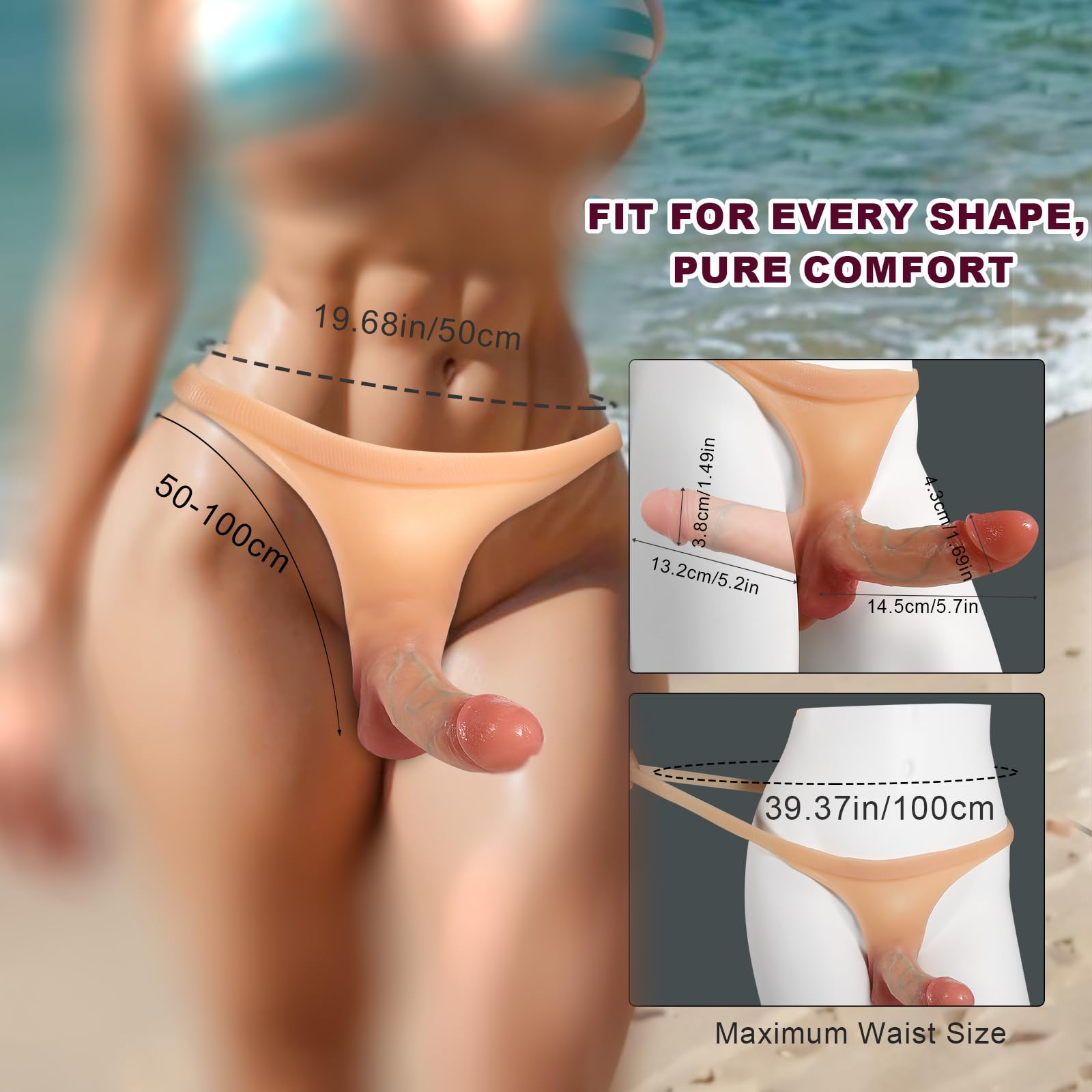 Strap On Dildo Double Ended Dildo Silicone Dildos Hands Free Masturbator Women Sex Toys For Couple