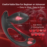 Strap On Vibrating Anal Butt Plug App Prostate Massager Testicle Sex Toy For Couple