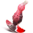 Tentacle Dildo Anal Plug Curved Base Mixed-Color Silicone Prostate Massager