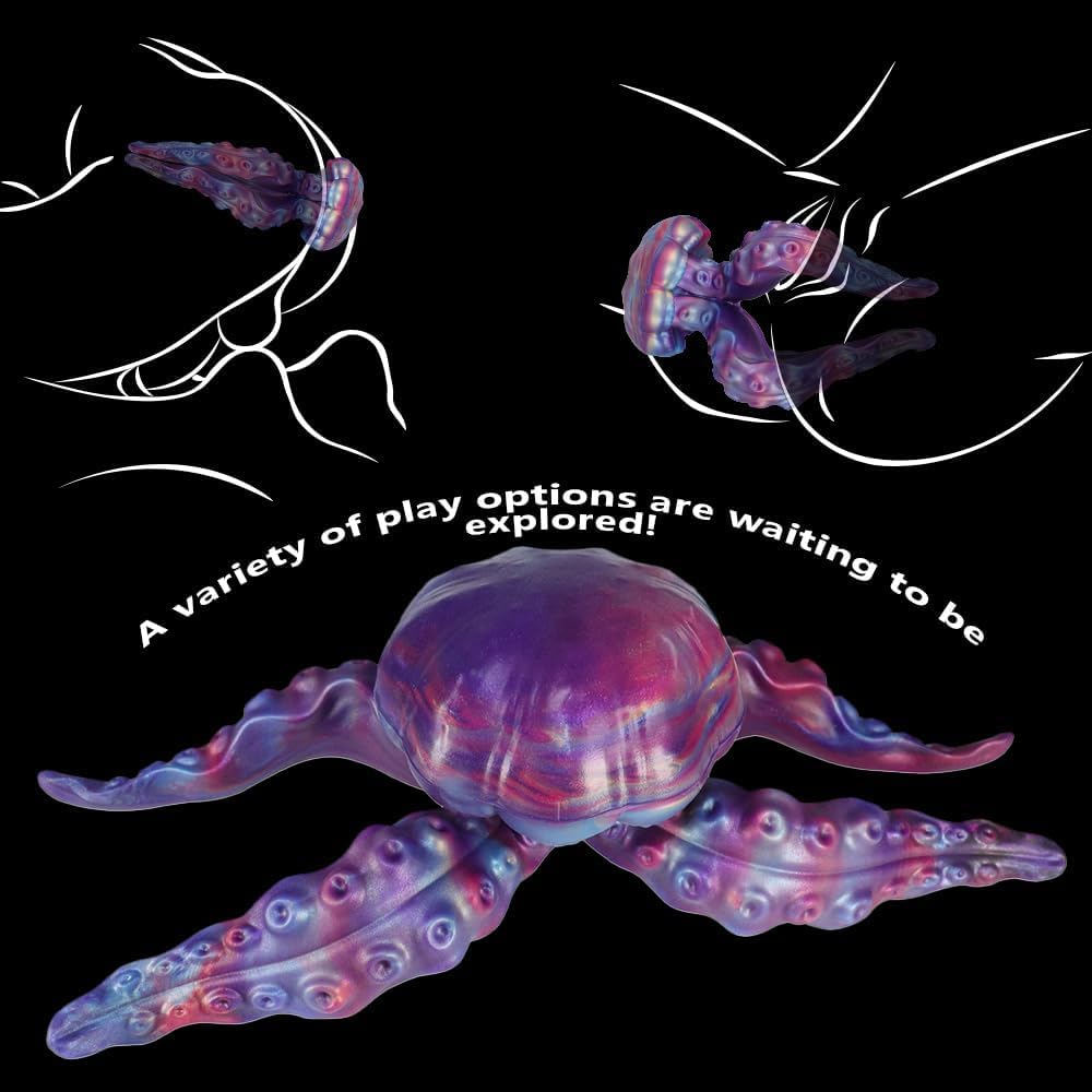Tentacle Dildo Anal Plug Silicone Butt Plug Fantasy Octopus Monster Dildo Sex Toys