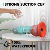 Thick Huge Anal Plug Textured Vibrating Sea Monster Dildo