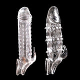 Thicken Penis Extender Sleeve Sex Extending 2PCS Set