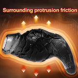 Thickened Male Penis Sleeve Penis Extender Enlargement Reusable Cock Sleeve Cock Ring for Couple Sex Toys