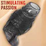 Thickened Male Penis Sleeve Penis Extender Enlargement Reusable Cock Sleeve Cock Ring for Couple Sex Toys