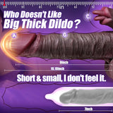 Thrusting Dildo Vibrator Huge Black Dildos Women Sex Toy with 7 Thrusting 10 Vibrating Modes for Clitoral Anal Juguetes Sexuales