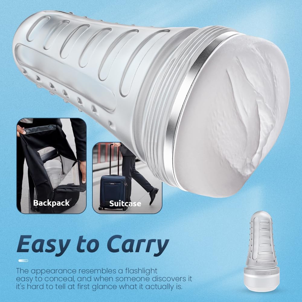 Transparent Realistic Pocket Pussy Vagina Soft and Fleshy Texture Penis Training Masturbators