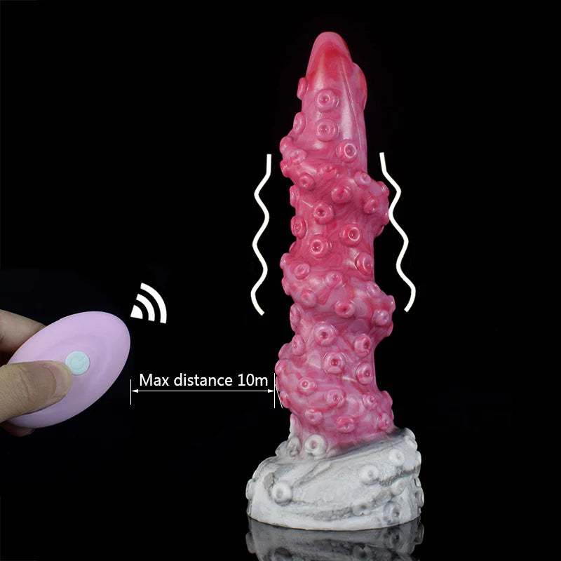Vibrating Ancient Mythical Beast-Dragon With Wings Dildo With Remote Control