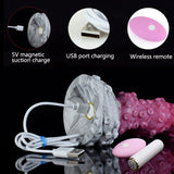 Vibrating Ancient Mythical Beast-Dragon With Wings Dildo With Remote Control