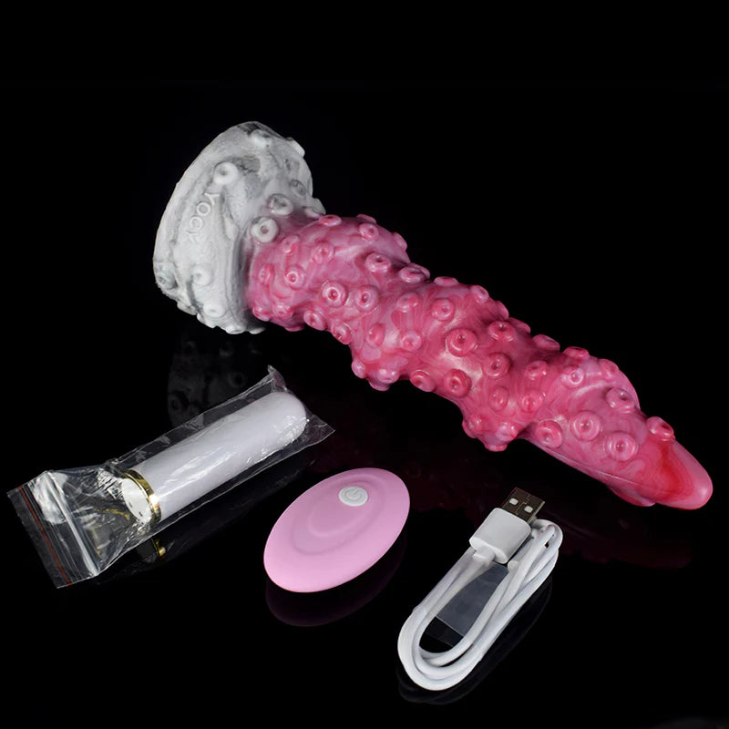 Vibrating Ancient Mythical Beast-Dragon With Wings Dildo With Remote Control