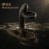 Vibrating Cock Ring with 360° Twisting G-Spot Stimulator Penis Ring Couples Sex Toy for Clitoral & Testicle Stimulation