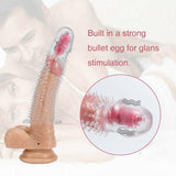 Vibrating Textured Penis Sleeve Cock Extender