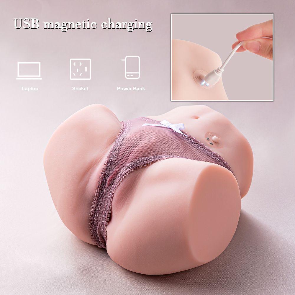 Vicki Automatic Sex Doll Realistic Ass 10-frequency Vibrating Dual-channel Butt