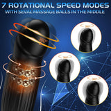 Wave Motion 7 Rotación 7 Modos de vibración Masajeador de próstata Vibrador anal 