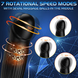 Wave Motion 7 Rotation 7 Vibration Modes Prostate Massager Anal Vibrator