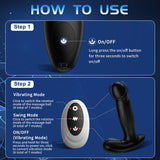 Wave Motion 7 Rotation 7 Vibration Modes Prostate Massager Anal Vibrator