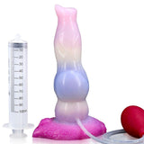 Realistischer, spritzender Hundedildo aus Silikon mit Knoten und Saugnapf, 8 Zoll Hundedildos K9 