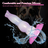 Consolador realista de silicona para perros con nudo y ventosa, consoladores caninos K9 de 8 pulgadas 