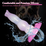 Realistic Squirting Silicone Dog Dildo with Knot and Suction Cup 8 inch Canine Dildos K9