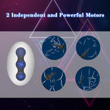 Wriggling Rotating Vibrating Prostate Massager Anal Butt Plug Sex Toy for Men Women Couples