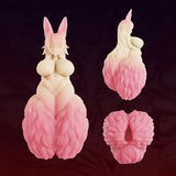 Propinkup Realistic Sex Doll with Lifelike Vagina Furry Rabbit Liquid Silicone Pocket Pussy for Men