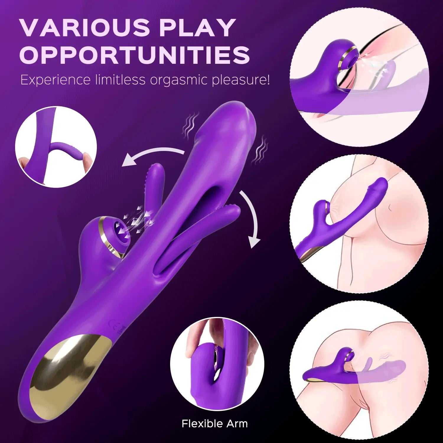 Skylar - Clit Sucking G-spot Tapping Vibrator Female Sex Toys
