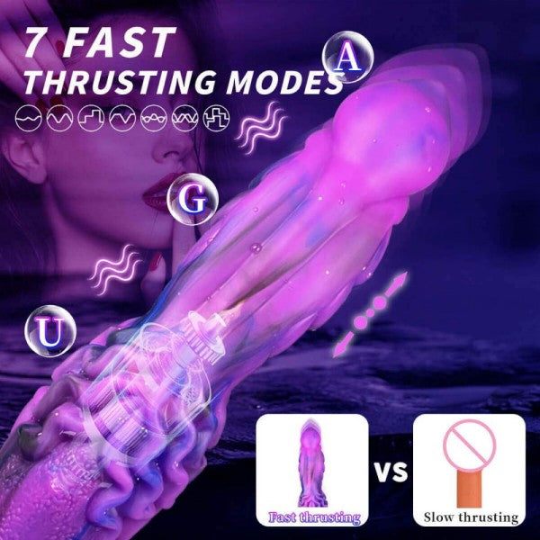 Monster Dildo Dragon 9" Heating Thrusting Vibrating G-Spot Suction Cup | Propinkup propinkup Monster Dildo Dragon 9" Heating Thrusting Vibrating G-Spot Suction Cup | Propinkup propinkup
