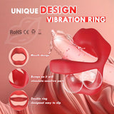 Vibrating Cock Ring Penis Vibrator for Man & Couple App Remote Control