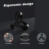TRIANGLE 1.14 Inch Silicone Penis Ring for Erection Enhancing