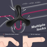TRIANGLE Anillo de silicona para pene de 1,14 pulgadas para mejorar la erección