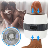 12-Speed Vibration Two-Way Exit Manual Masturbation Cup
