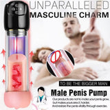 2 IN 1 Realistische Pussy Hannibal Masturbator Penispumpe 