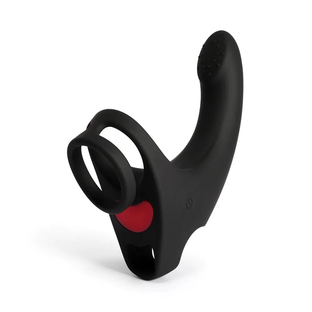 2in1 Butt plug Cock Ring Vibrating Prostate Massager