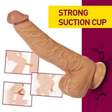 3 Functions Multiple Combination Lifelike Heating Dildo