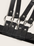 PU-Leder-Bondage-Set mit verstellbarem Knoten für Damen 