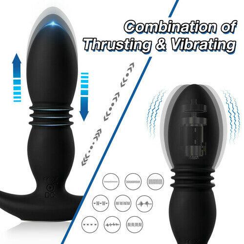 7 Thrusting 7 Vibration 3 Folds Male Anal Prostate Massaging Butt Plug propinkup 7 Thrusting 7 Vibration 3 Folds Male Anal Prostate Massaging Butt Plug propinkup