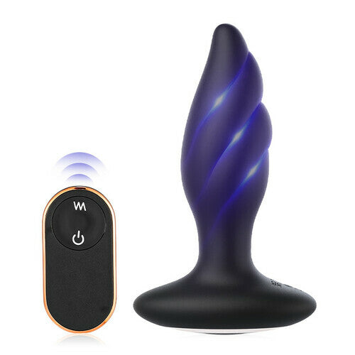 9 Roration Vibration Anal Vibrator Prostate Massage Butt Plug Large Size