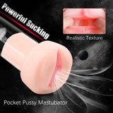Propinkup 9 Vibrating 9 Sucking Pussy-Shaped Sleeve Male Enlargement Pump