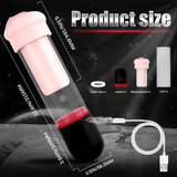 Propinkup 9 Vibrating 9 Succión de manga en forma de coño bomba de ampliación masculina