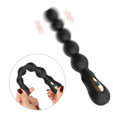 7 Frequency Vibration Anal Beads Graduated Design Butt Plug G-Spot Vibrator Sex Toy for Man & Woman