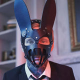 Petplay Bunny Leder Hasenmaske Karneval Halloween Maskerade 