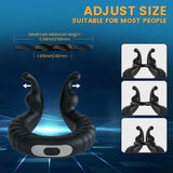 Bunny Boy-Separable Rabbit Rocker 10 Vibrating Cock Ring for Couple Play