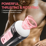 Edging 10 Potente copa masturbadora masculina automática de empuje y vibración 